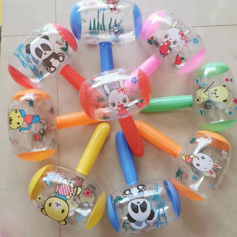 

Small Inflatable Hammer with Bell Kindergarten Children's Toys Children's Day Gift Kids Toys Swimming Pool Toys