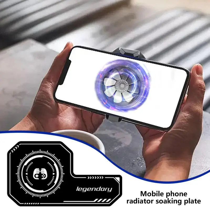 Cell Phone Cooler Plate Radiator Magnetic Radiating Sticker for Game Cooling Fan Heat Sink Accessories For Samsung For Xiaomi phone cooler mobile radiator cell phone fan mobile heat dissipation plate cooling patches