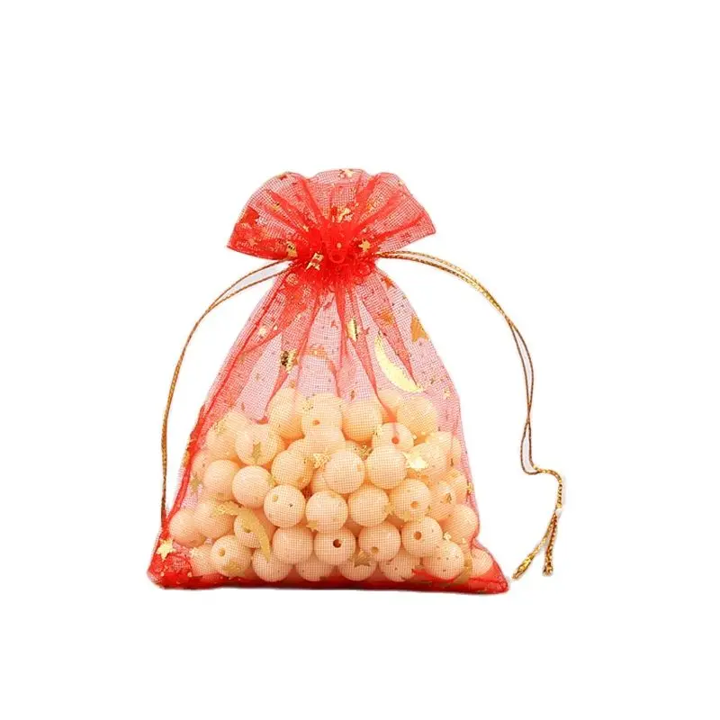 100 / 7x9 9x12cm   Organza  Ŀġ    Drawstring    ũ  
