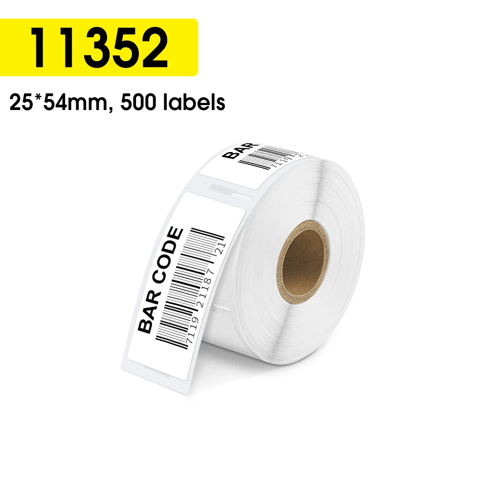 thumbnail image 1 of Etiquetas compatibles con Dymo 450 99012 99010 99014 11352 11354 11355 Rollo de papel para impresora de etiquetas adhesivas Dymo Labelwriter Wireless, 1 of 5