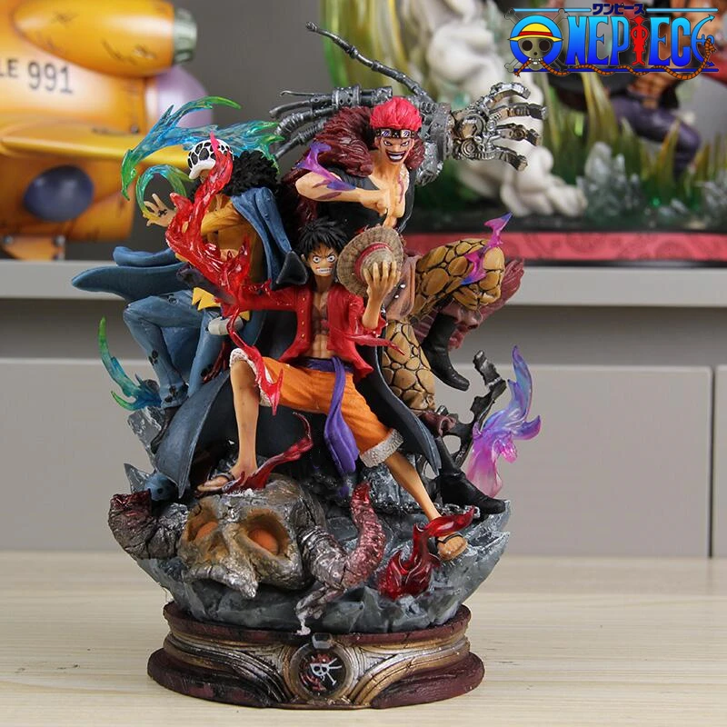 

Фигурки аниме One Piece, 22 см, Luffy Kidd, закон худшего поколения, фигурка Gk, Коллекционная модель Yonko Статуэтка из ПВХ, декоративные игрушки в подарок