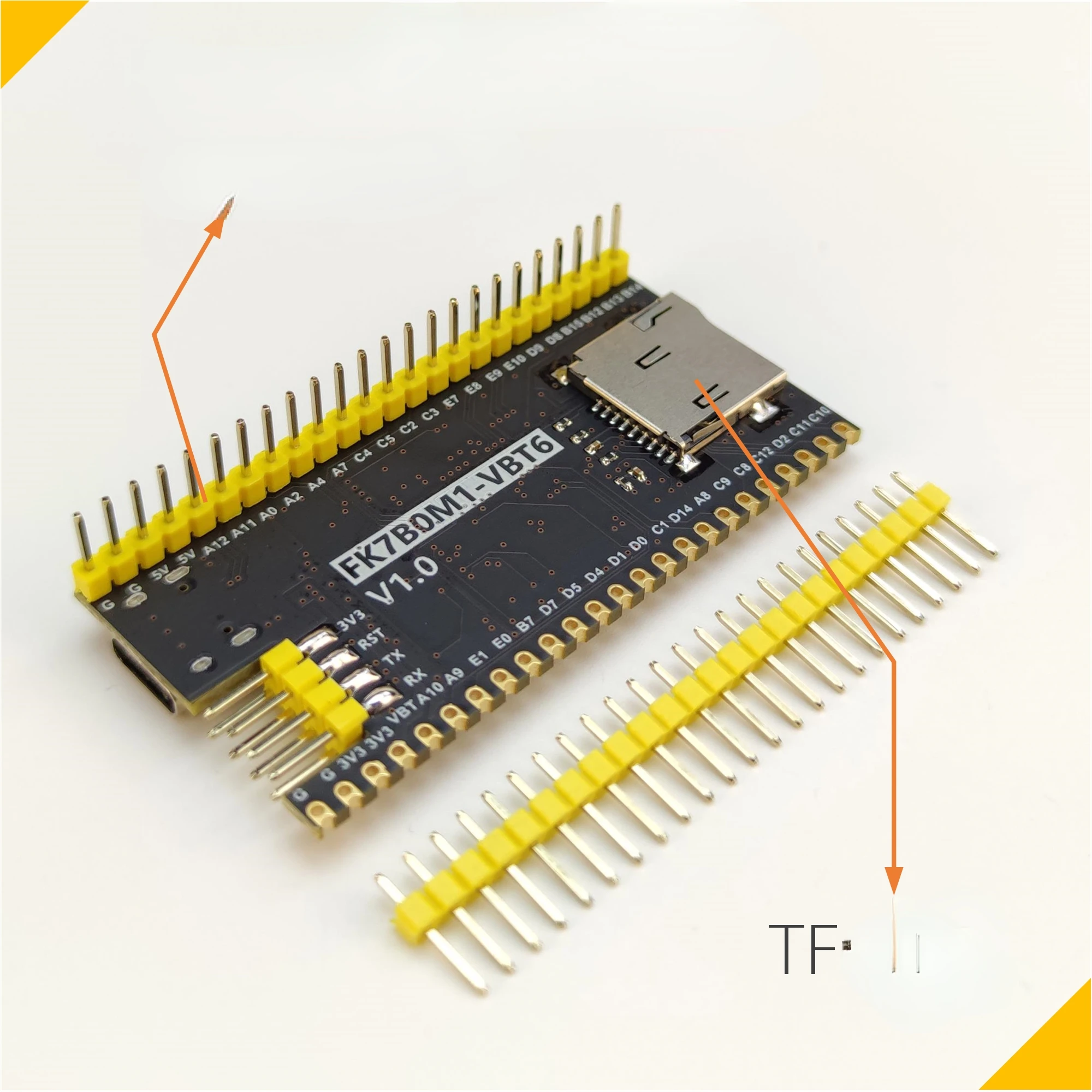 Núcleo Vbt6 da Placa do Desenvolvimento Stm32h7b0 Stm32h750 743 - Imagem 5