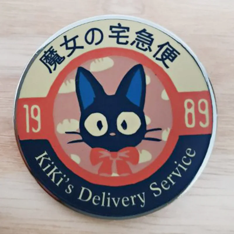 

Anime Kiki's Delivery Service JiJi Cosplay Cartoon Costume Metal Badge Pin Alloy Brooch Props Gift