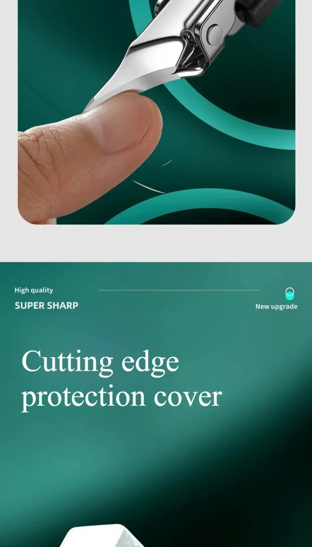 Obcinacz do paznokci na białym tle