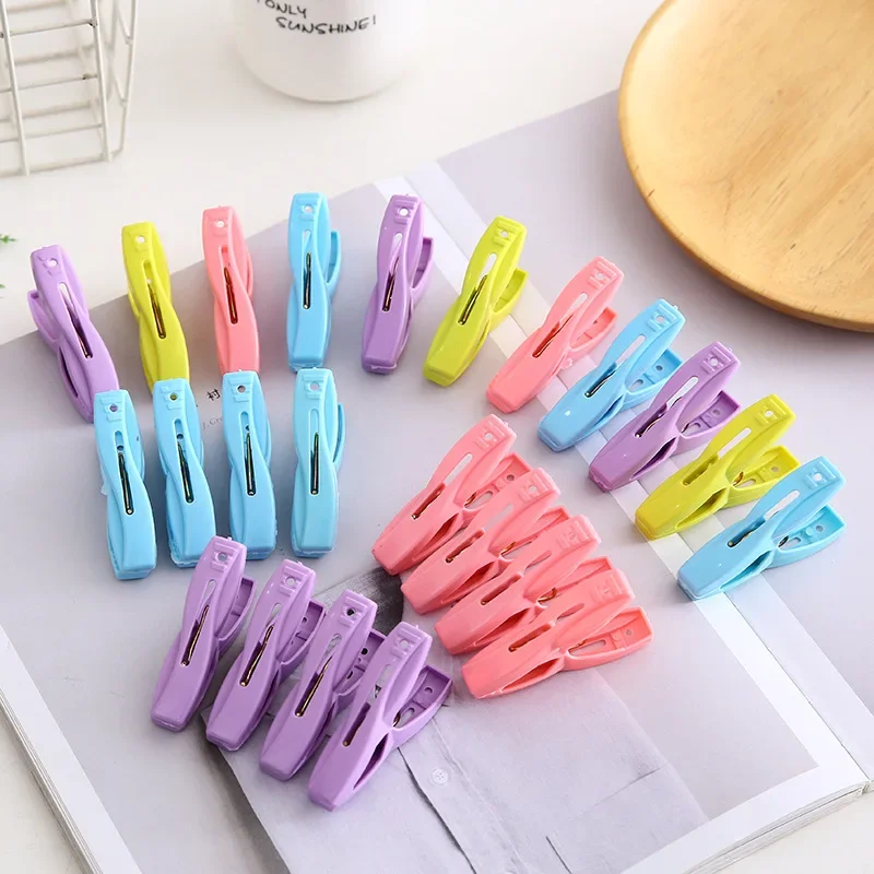 20Pcs multi-color plastic clothespin strong windproof clothespin plastic  clothes clip underwear socks clothespins clothes pin