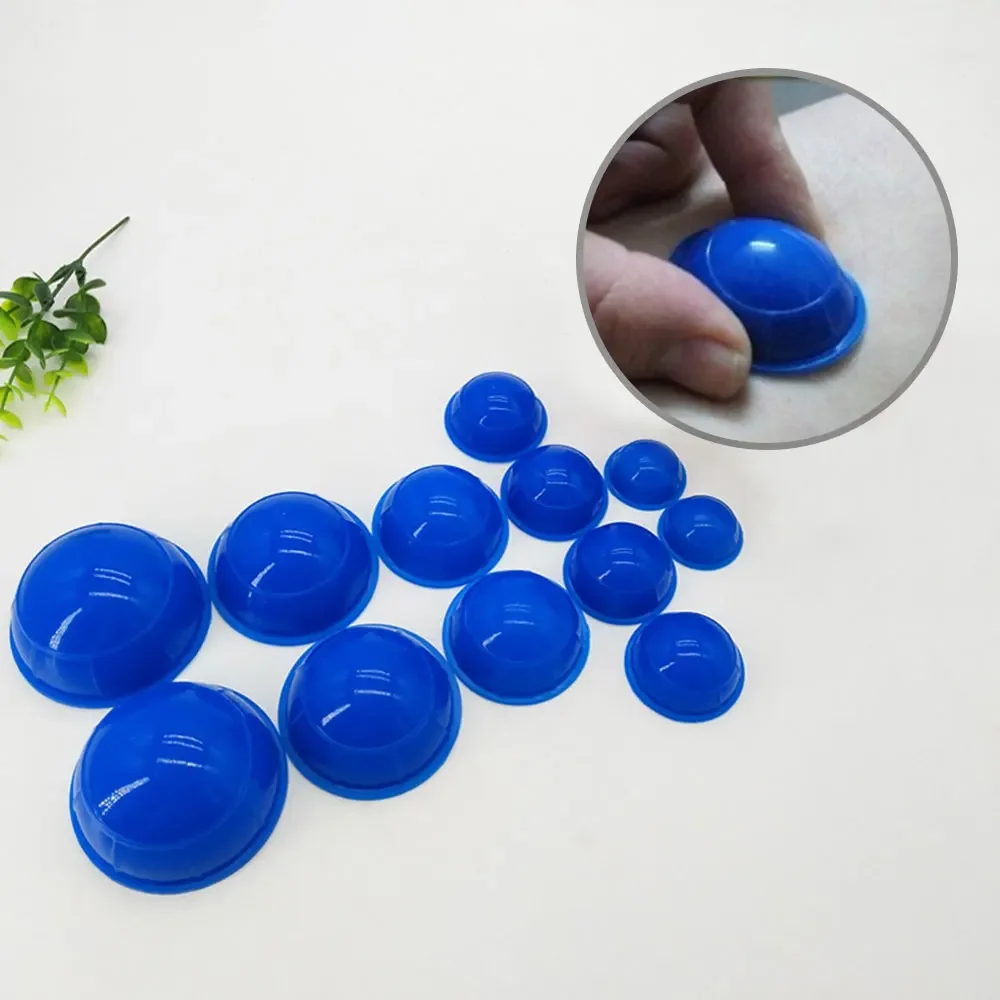 12pcs Chinese Medicine Relieve pain Cupping Tool household Body Massage Vacuum Cupping Universal Silicone Suction Cup Cupping 2