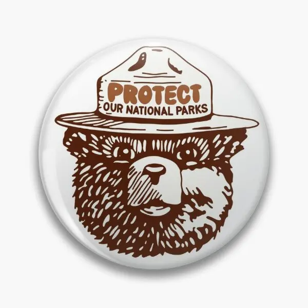 

Protect Our National Parks Soft Button Pin Cartoon Lapel Pin Lover Fashion Metal Badge Gift Creative Hat Jewelry Women Brooch