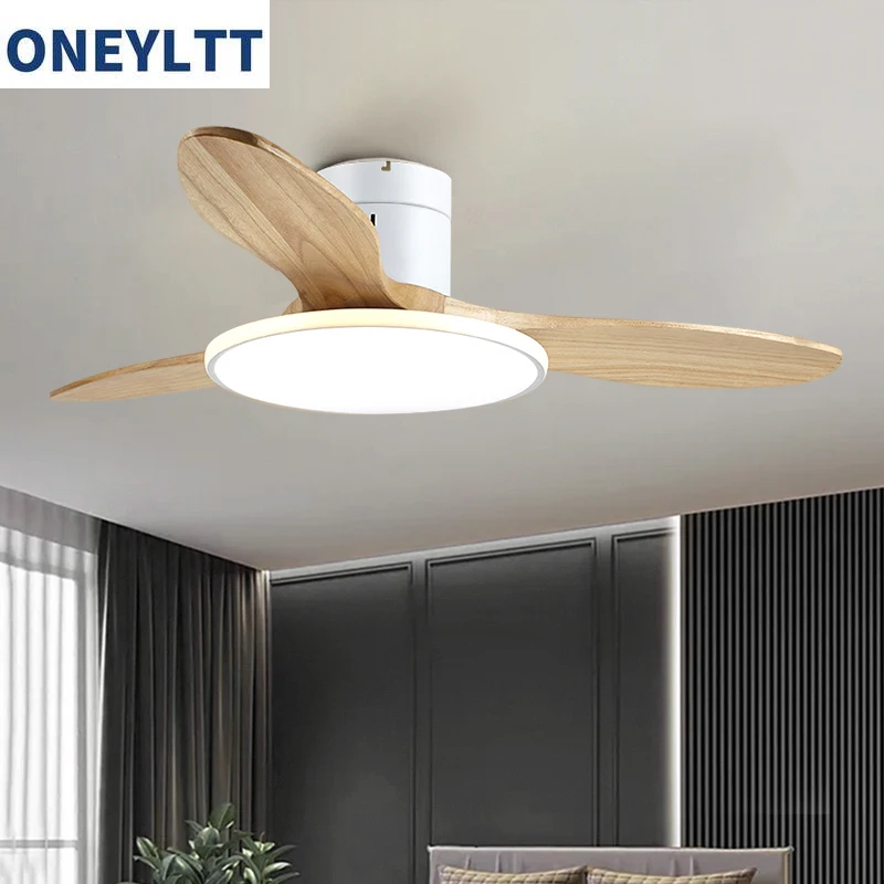 Ceiling fan with Ultra-thin LED Lamp Nordic Minimalist Ceiling Fan Light for Bedroom Living Room Ceiling Fan LED Ceiling Fan Lights