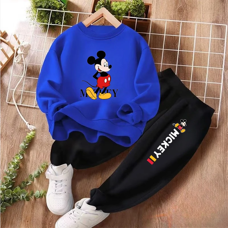 Mickey Print Kids Hoodie Set 2