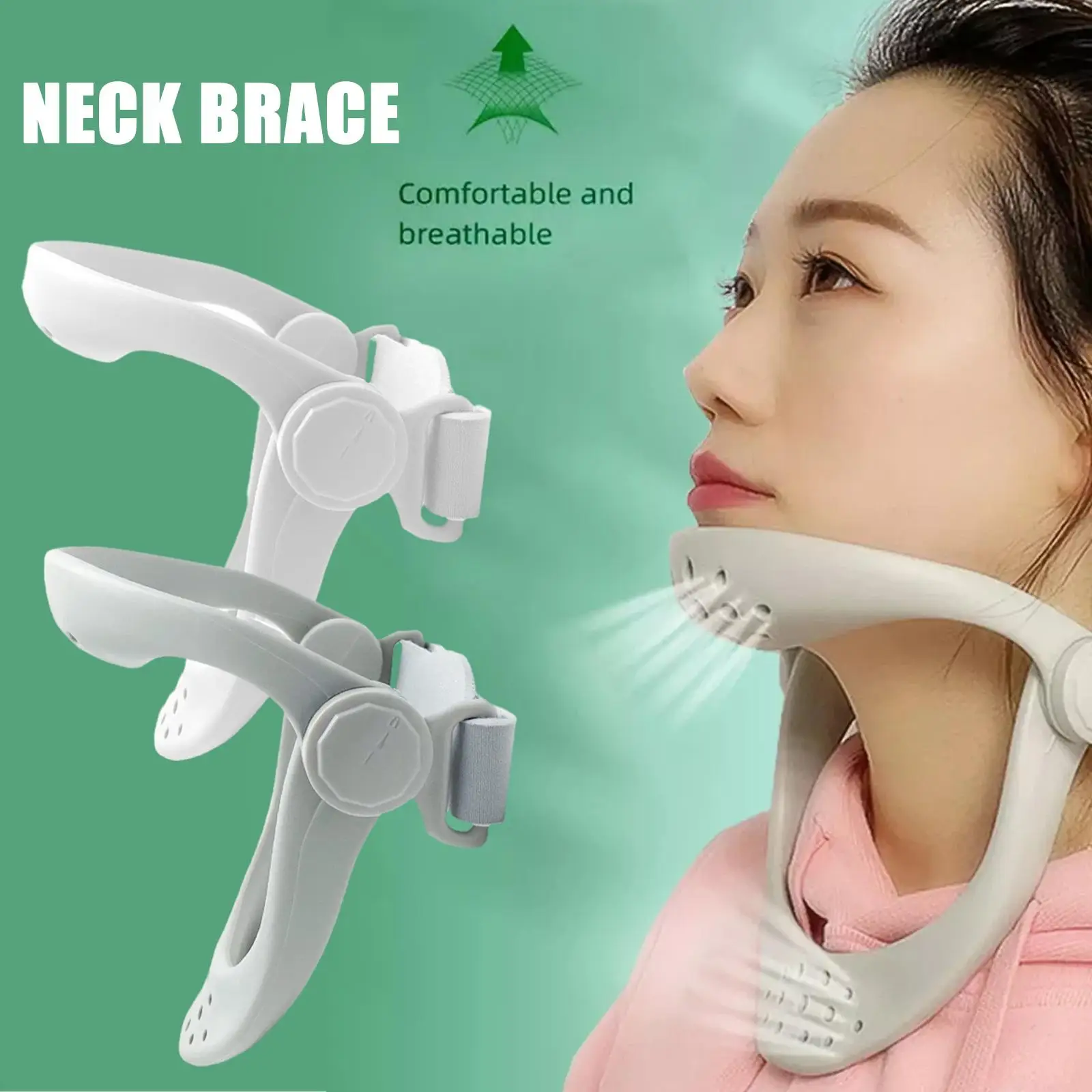 

Neck Brace Support Posture Improve Pain Caused By Bowing Head Health Care Girth Neck leaning forward Corrector Traction