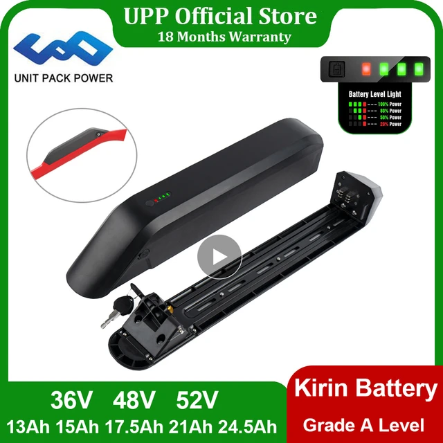 48V 17.5Ah 52V Reention KIRIN 7 Battery High Quality Cells Side Open E-bike  Electric Bike Akku for vtuvia sn100 Ebike