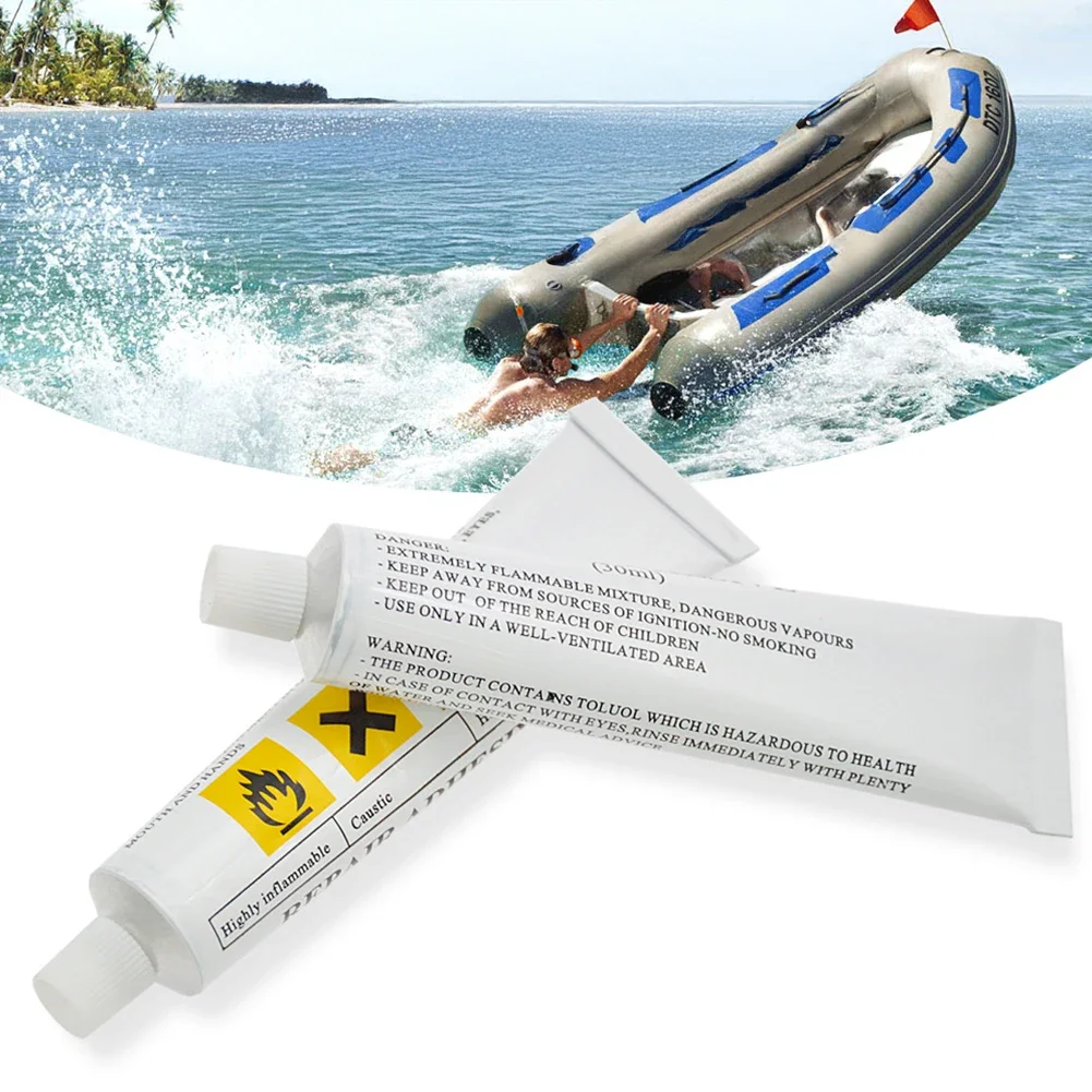 1Pc Strong Repair Glue For Boats Swimming Pool Lifebuoy Pad Repair Glue Waterproof Adhesive Sealant For Rubber Liquid Latex Pvc