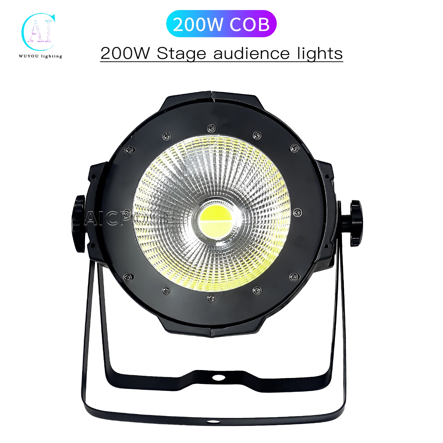 

LED 200W COB Stage Light Cool White/Warm White 2 in 1 Spotlight DMX Control DJ Disco Equipment Bar Dance Floor Lighting