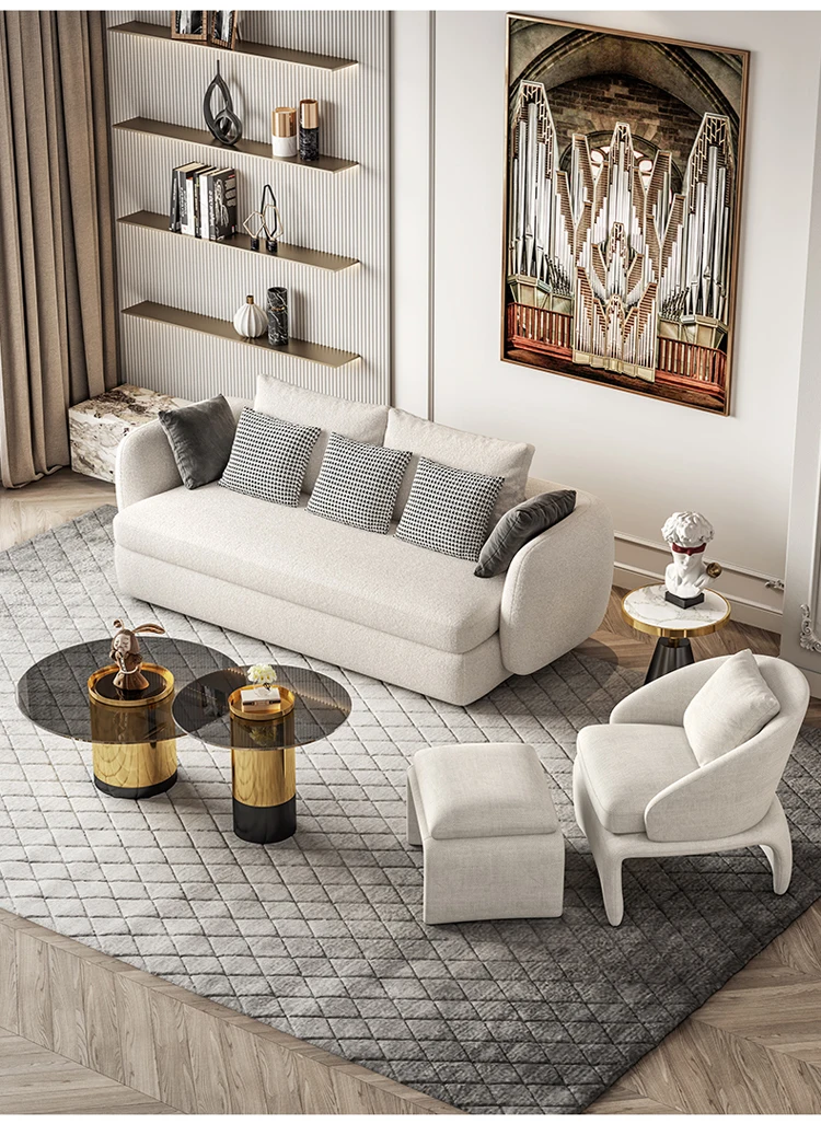 NORDORA GOLD Coffee Table - side view