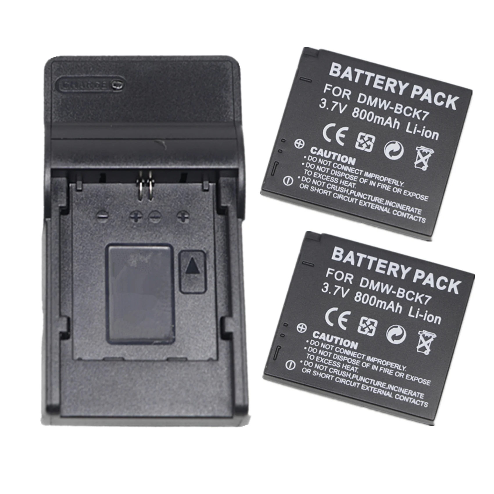 2 Batterie DMW-BCK7 Compatibili Panasonic Lumix: DMC-FP5, FT20, FS16 E Tante Altre!