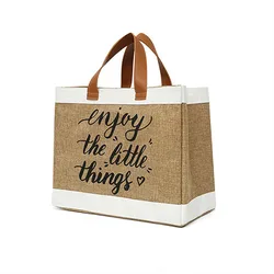 Women's Fashion Vintage Canvas Tote Bag - Large Capacity Shoulder Handbag with Letter Print (Khaki)