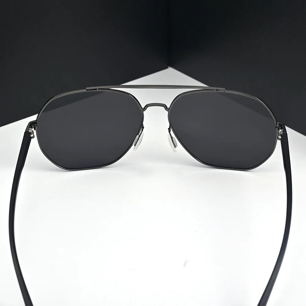 Vazrobe 160 mm übergroße polarisierte Sonnenbrille, männliche photochrome Sonnenbrille für Männer, große große Transistionslinse, Chamäleon, Schwarz – Detail 4