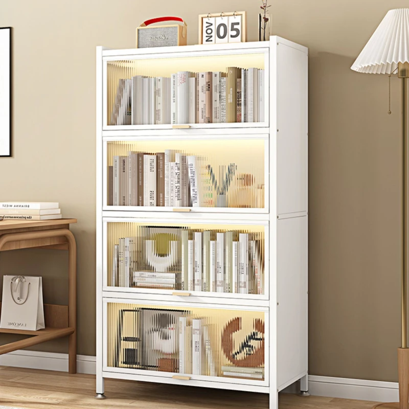 

Rack Sideboards Corner Bookcases Children Display Cabinet Metal Bookcases Minimalist Prateleira Livros Home Furniture YQ50B