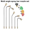High pressure stainless steel extension rod 1/4 quick insert special-shaped air conditioner cleaning extension rod with nozzle 1