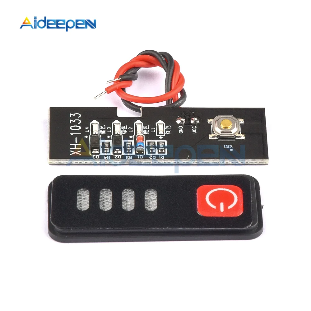 5S 18V 21V Battery Capacity Indicator Module with Power Display and Battery Shell Battery Level Indicator Tester LED Display 4
