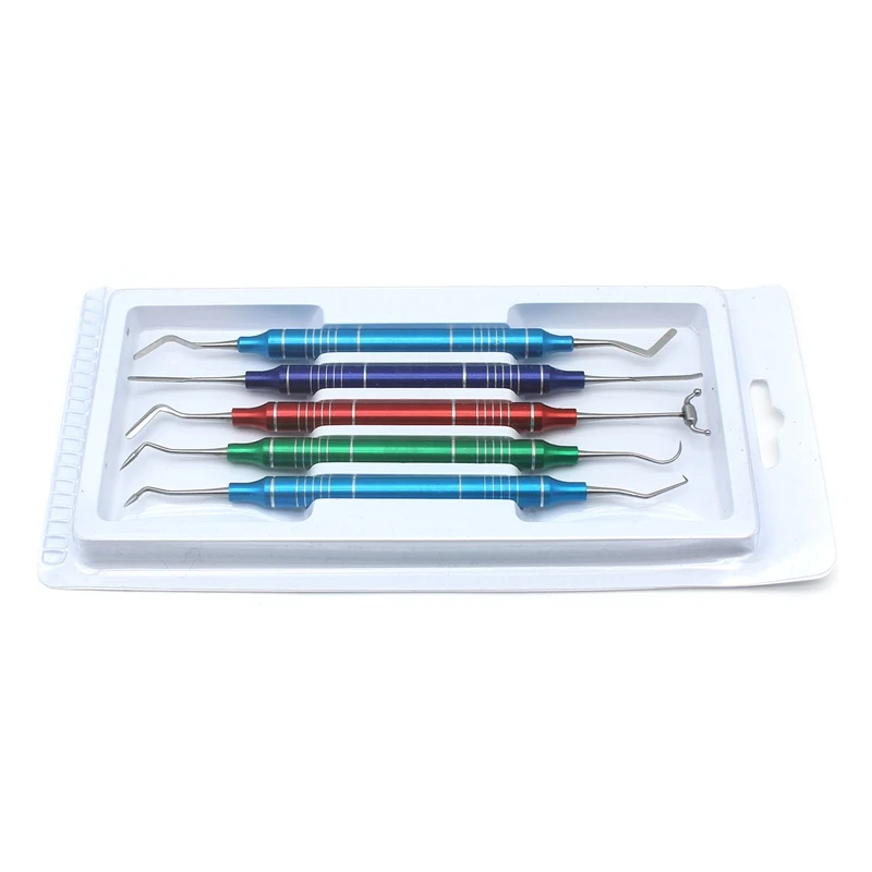 

5pcs/set Dental Resin Spatulas Composite Filling Head Resin Filler Set Dental Aesthetic Repair Tools