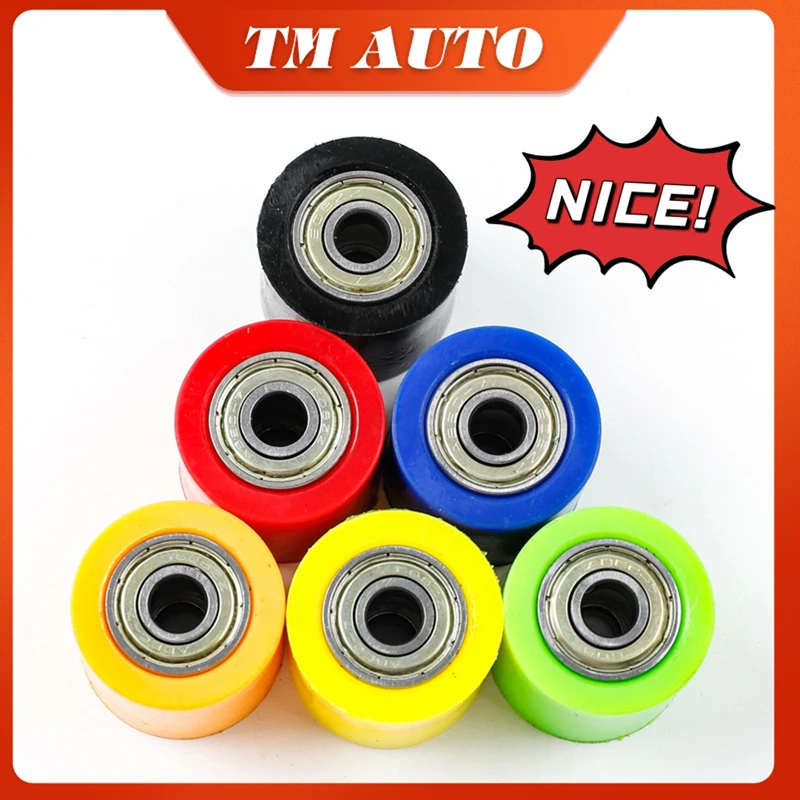 Tensor De Rodillo Deslizante Para Cadena De Moto - 10mm, Metal Y Plástico, Reemplazo Universal
