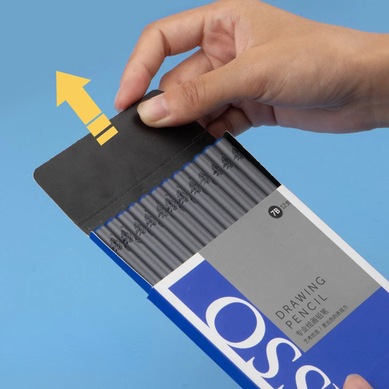 Set 14 Matite Da Disegno Professionali - Da 12B A 6H | Per Schizzi E Tecniche Di Chiaroscuro | Grafite Alta Qualità - Foto 14