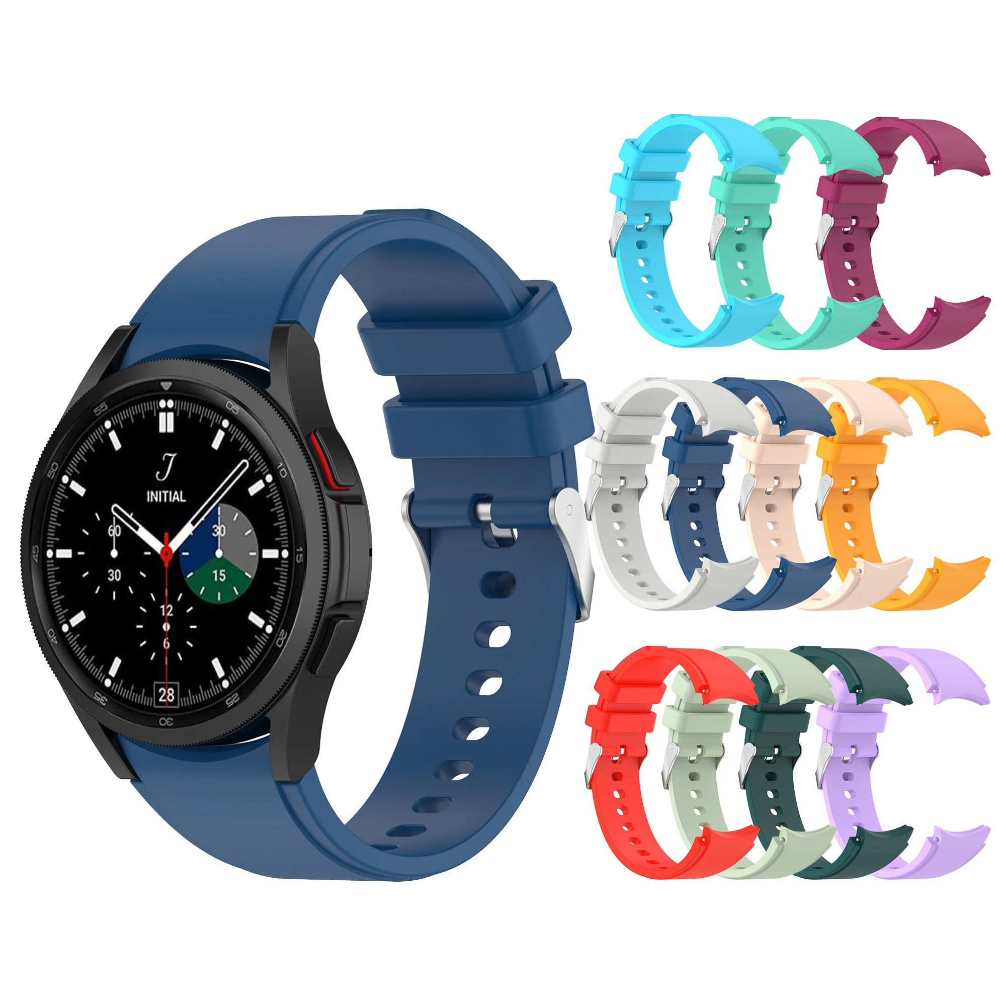 20mm watch Band For Samsung Galaxy Watch5 Pro 45mm smartwatch Silicone
