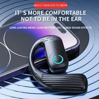 Open Wireless Headset Bluetooth 5.4 180° Rotation Adjustable Left Right Ear Universal Earphone Mic Sport Business Music Ear-Hook 2