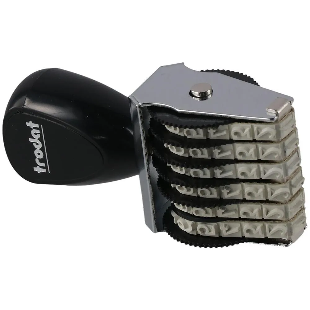 Multifunction Number Stamp 4,6 or 8 Digit Number Roller Stamps Personalized DIY Number Symbol Rolling Business Stamps