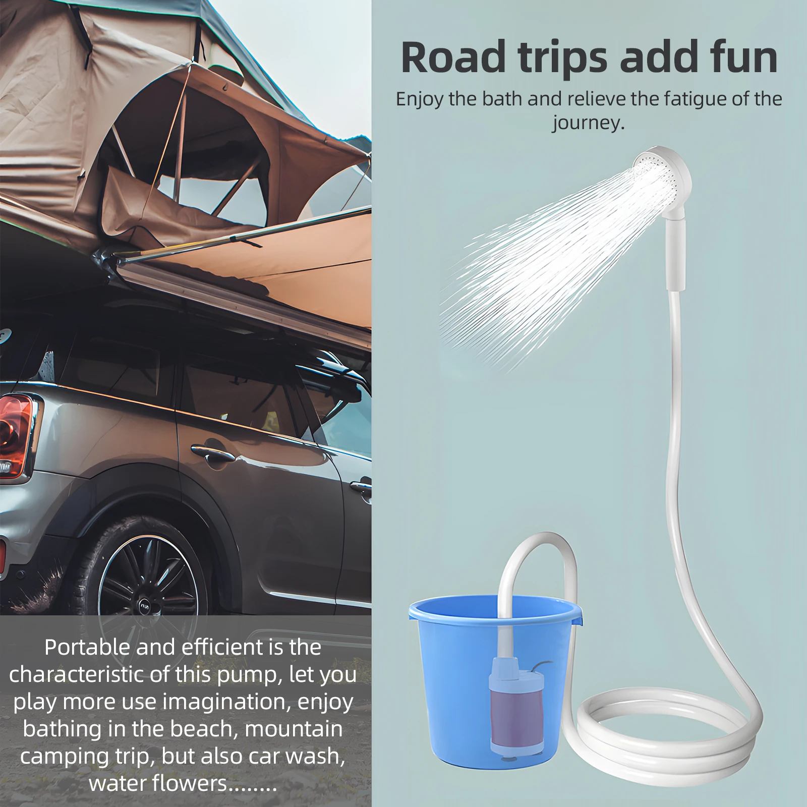 DC12V 20W Submersible Water Pump High Lift 20FT Fountain Pump High Flow Brushless DC Pump for Home Pond Fish Tank Fountain