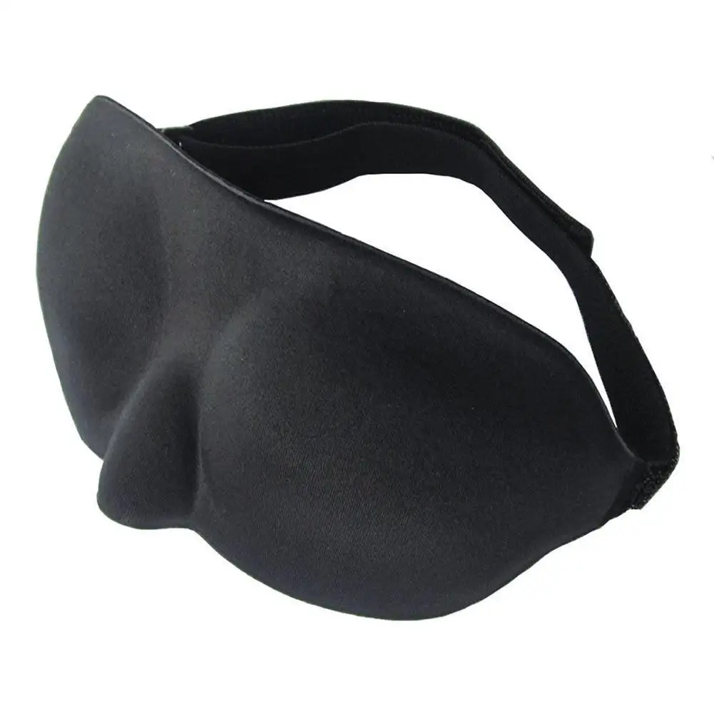 3D Sleeping Eye Mask Aid Eye Cover Patch Paded Soft Blindfold Relax Massager Eyepatch sleep mask