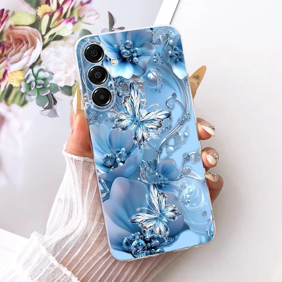 Luxury Butterfly Painted Soft Silicone Cover