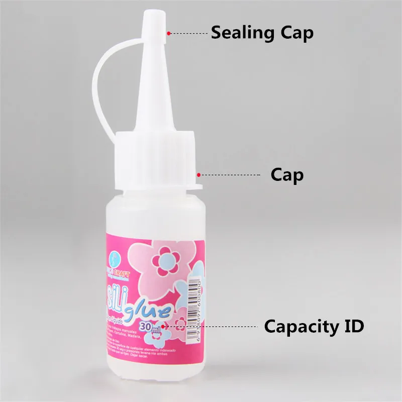 30ml Clear Silicone Liquid Glue Children Student Bonding Paper Crafts Safety Adhesive Home Tool Office School Supply Stationery - 2