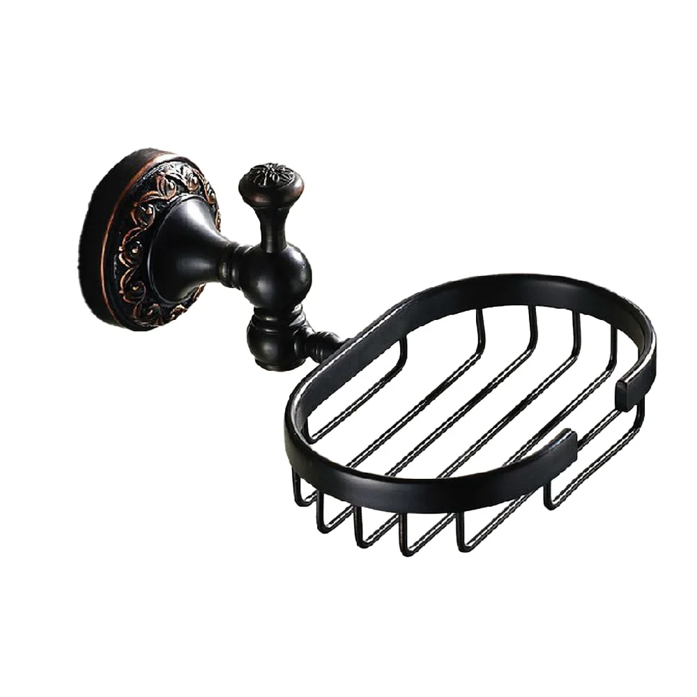 

Black oil Antique Brass Wall Mounted Bathroom Hardware Accessories Soap Dish Holder Basket Dba469