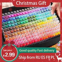 

Alcohol Markers Pens Set Poster Design Markers Dual Tips Art Supplies, for Drawing Sketching and Colouring