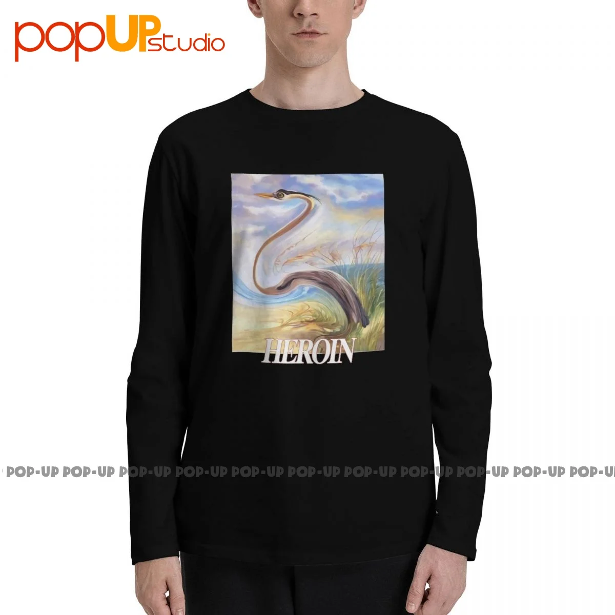 Angel Cat Designer Off Drugs Palms Party T-Shirt A Maniche Lunghe T-Shirt Tee Best Print Novità Confortevole