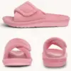 Asgard Winter Fluffy Orthopedic Slippers Open Toe Memory Foam Slippers Indoor Outdoor Adjustable Straps Warm Cozy Anti-slip Shoe 3