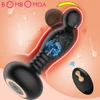 Prostate Massager Stimulator Anal Vibrator Remote Control Vibration Finger Massage USB Charging Sex Toys Male Couple Butt Plug 1
