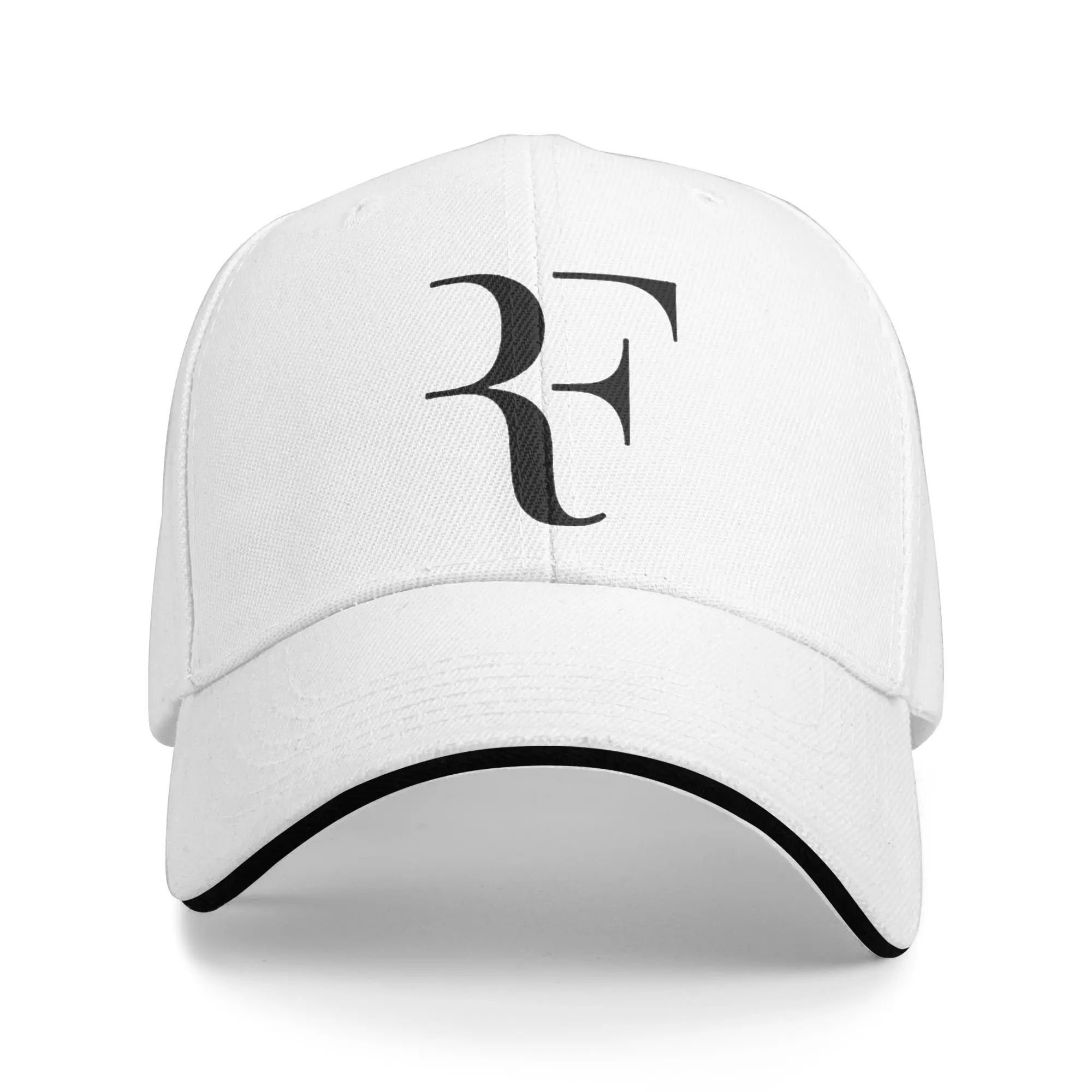 RF Roger Federer Patch Tennis Unisex Baseball Cap Casual Outdoor Baseball Caps Sunscreen Hats Spring Sun Hat Baseball Cap Baseball Caps Baseball Hats Sun Cap