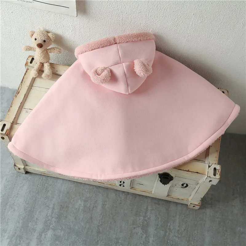 Veste Polaire Bébé Avec Capuche à Oreilles - Fermeture éclair - Taille 0-24 Mois - Chauffant Et Doux - Ourson Cartoon