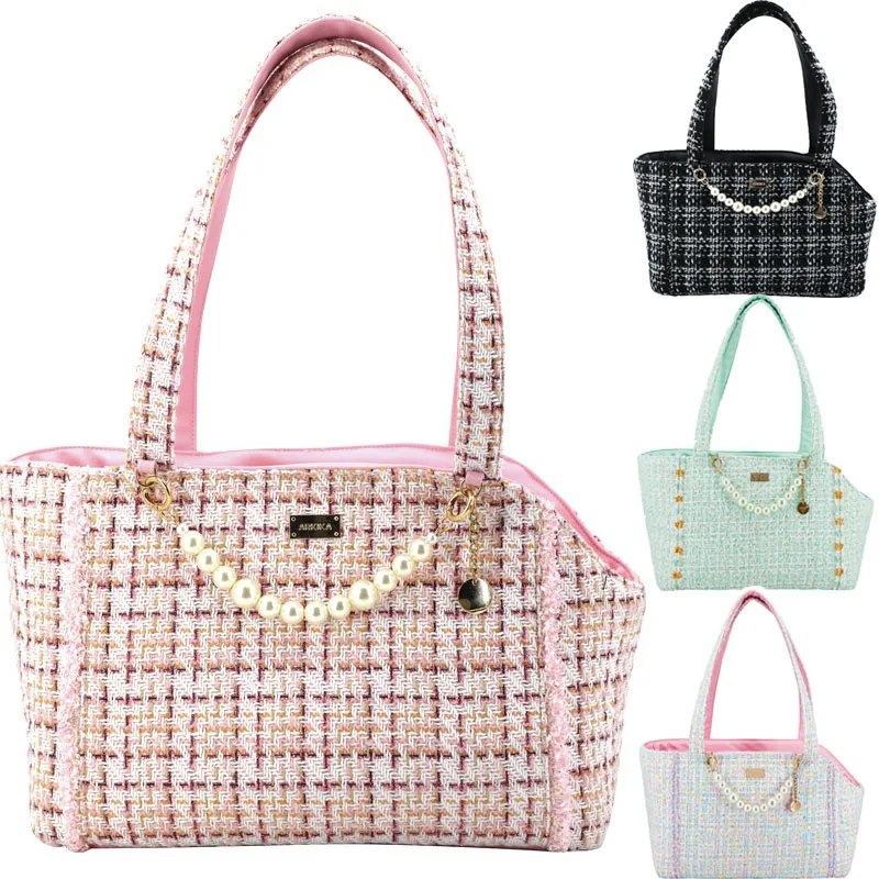 Luxury Design Pet Carrier Cat Tote Bags Puppy Handbag Shoulder Bag