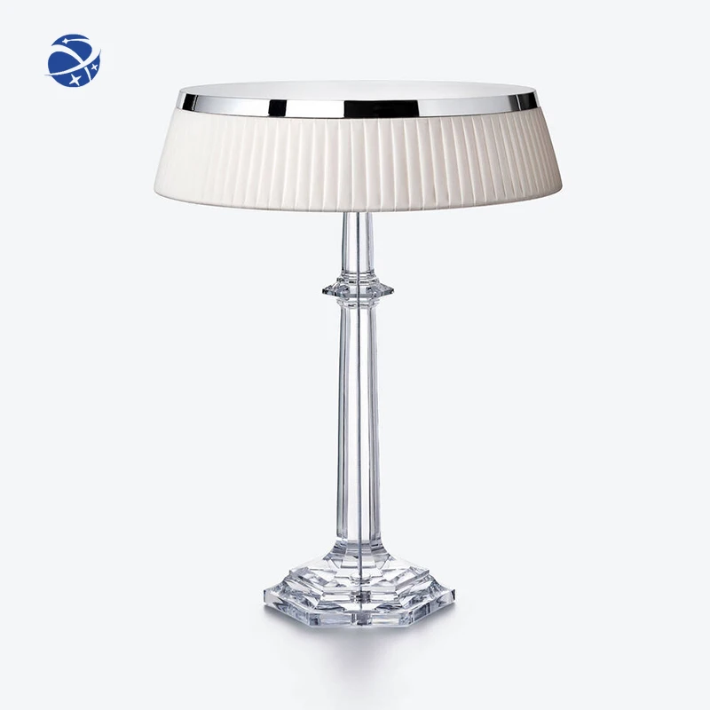

Yun Yi Retro Style Hotel Lobby Villa Salon American Style Hotel Decoration Led Decor Nordic Modern Crystal Desk Lamp
