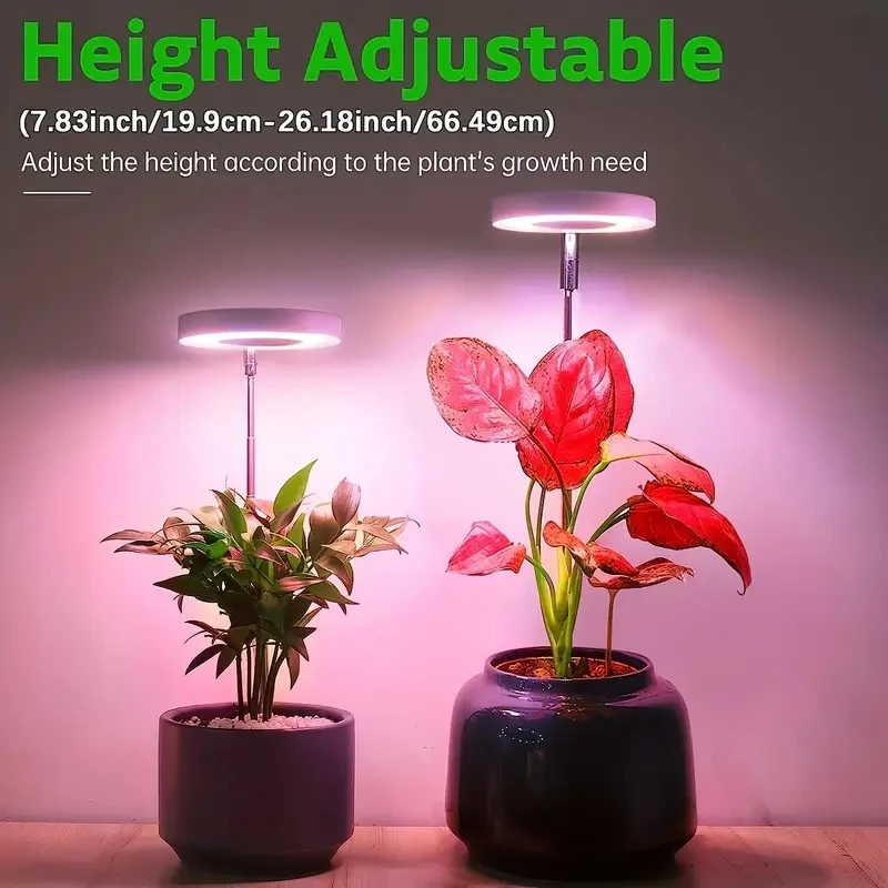 LED Full Spectrum Indoor Plant Grow Light with Automatic Timer