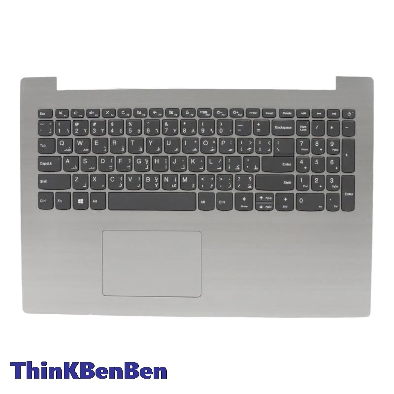 

ARA Arabic Keyboard Platinum Grey Upper Case Palmrest Shell Cover For Lenovo ideapad 330 15 IGM AST IKB 5CB0R16531