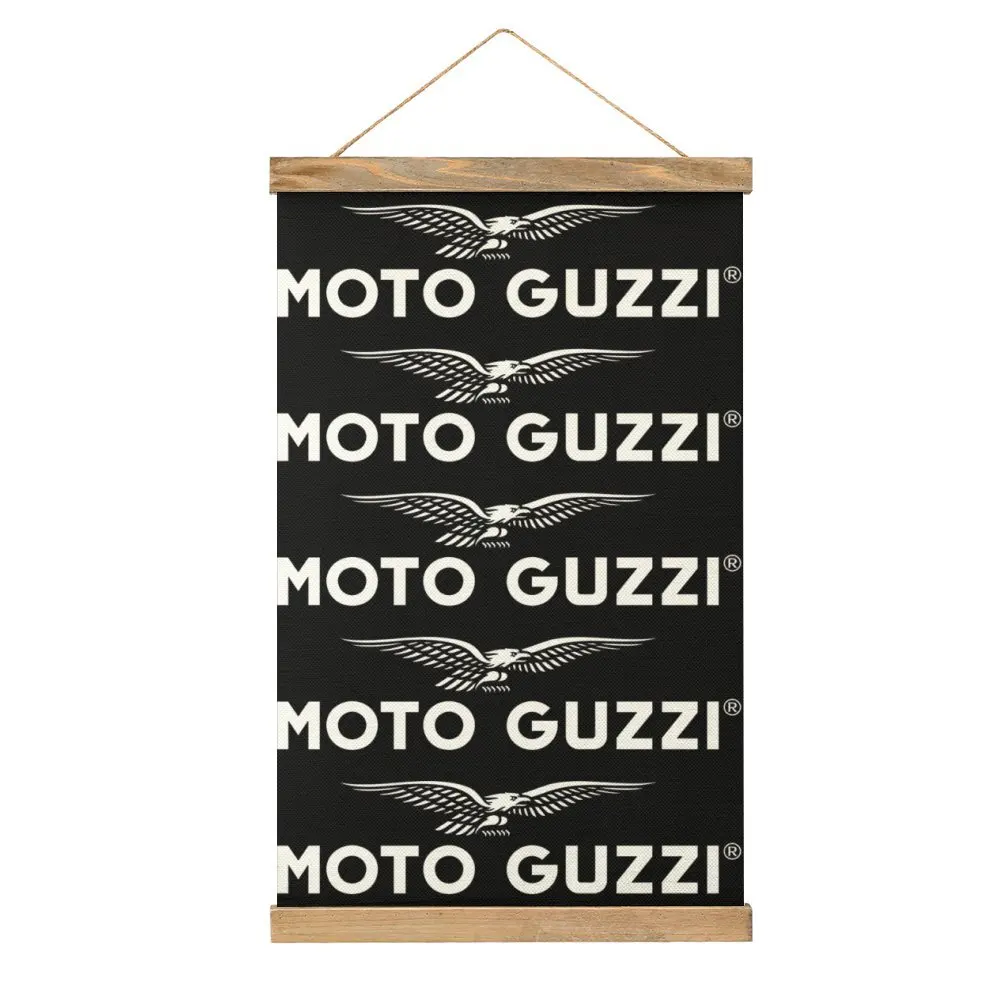 

Повседневные графические белые мотоциклы Moto и Guzziss необходимы для холста Висячие картины Юмор графика гостиная
