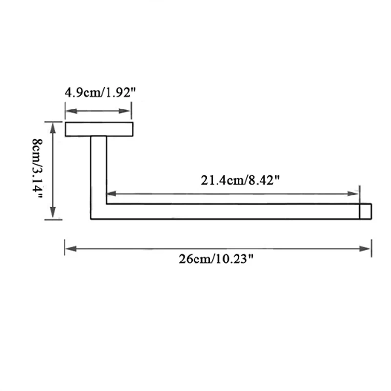 Bathroom Towel Bar Rack Stainless Steel Hardware Accessories