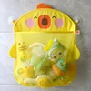 Baby Shower Toy Cute Duck Frog Net Toy Storage Bag Strong Suction Cup Baby Shower Game Bag Bathroom Organizer Water Toy 4