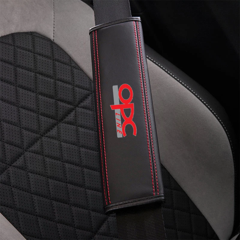 piezas cintur&oacute;n de seguridad para coche protecci&oacute;n de hombro suave para OPEL OPC line accesorios interiores 1 unidades