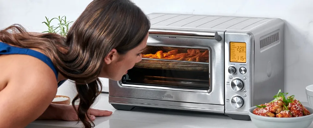 Description Picture 5 of itemSmart Air Fryer Oven, Convection Countertop Oven, Air Fryer Toaster Oven Combo, Black Stainless Steel